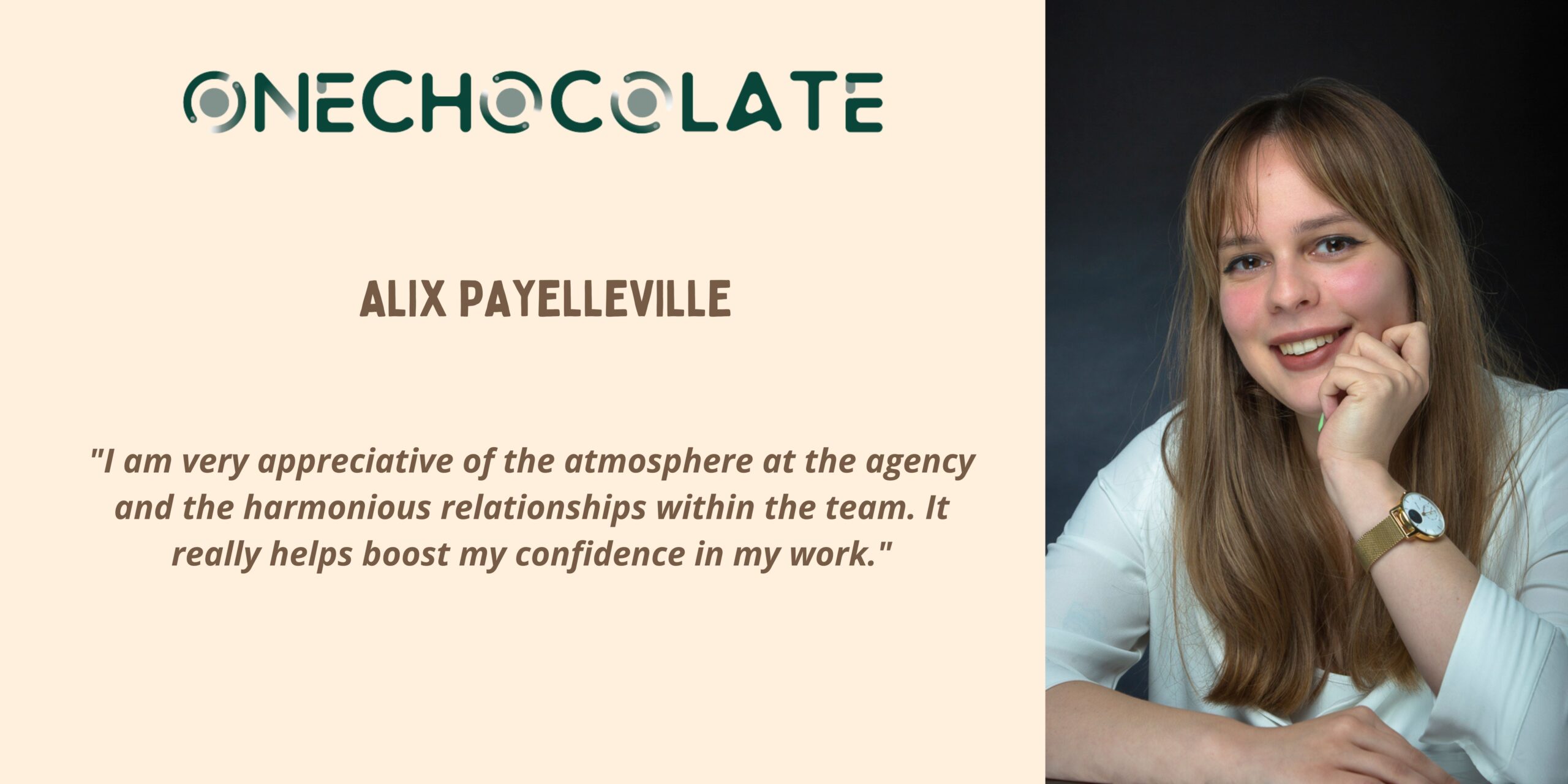 Portrait: Meet Alix Payelleville, Account Executive at OneChocolate France