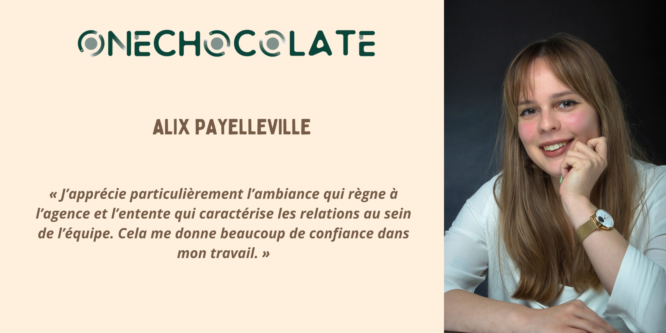 Portrait : À la rencontre d’Alix Payelleville, attachée de presse junior chez OneChocolate France